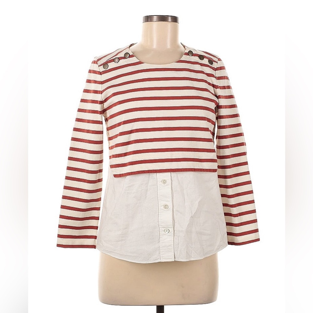 Veronica Beard | 3/4 Sleeve Button Down | Size M